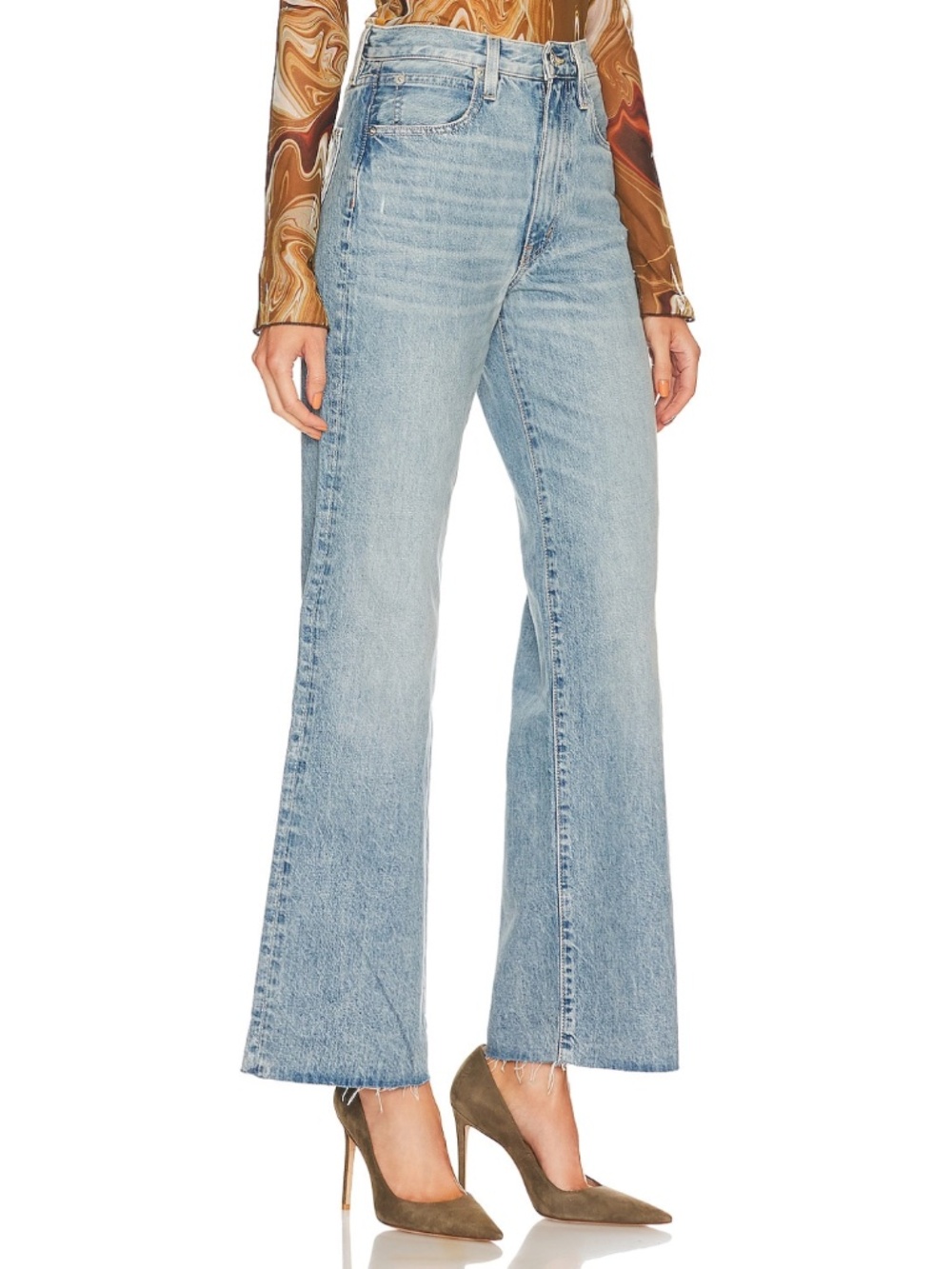 NEW Slvrlake Grace Wide Leg Jeans Heartache 31